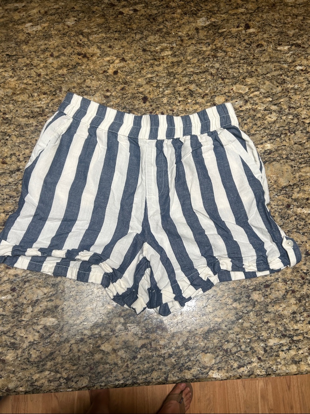 Pact Nautical Stripe Shorts Medium